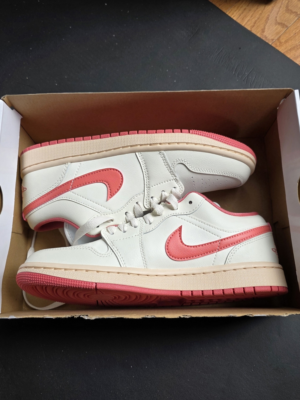 Nike Air Jordan 1 Low "Pink Salt / Guava Ice" (DC0774-109) - Women’s Size 7.5 US - Picture 5 of 6